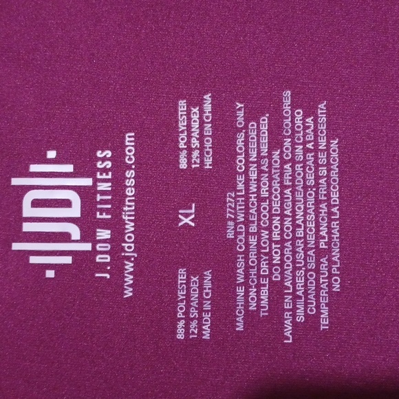 NWT, J Dow Fitness Workout Leotard - Picture 8 of 10